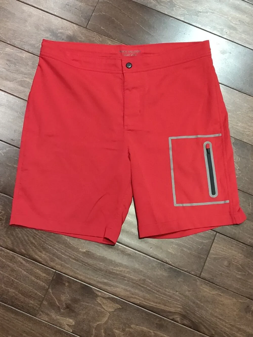 Mack Weldon Swim Board Short In No Fear Red Men's SIZE 35/36